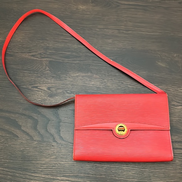 Vintage Louis Vuitton red epi Arche 2way - Picture 3 of 17